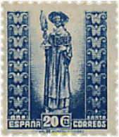 209016 MNH ESPAÑA 1943 AÑO SANTO COMPOSTELANO - Unused Stamps