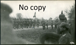 PHOTO ALLEMANDE DU IR 162 - PARADE DU KAISER A BEAULIEU LES FONTAINES PRES DE FRETOY - NOYON OISE GUERRE 1914 1918 - War, Military