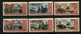 Russia 1947 Mi 1162-67 A MNH ** - Neufs