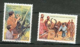 ONU GENEVE MNH ** 167-168 Journée Internationale Des Volontaires Agriculture élevage Bétail - Unused Stamps