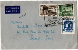 1, 11 POLAND, 1948, AIR MAIL, COVER TO BELGIUM - Otros & Sin Clasificación