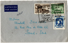 1, 11 POLAND, 1948, AIR MAIL, COVER TO BELGIUM - Altri & Non Classificati