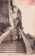 FRANCE - Rocamadour - Le Grand Escalier - Carte Postale Ancienne - Rocamadour