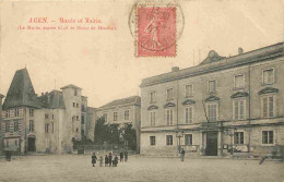 47 - Agen - Musée Et Mairie - Animée - Correspondance - CPA - Oblitération Ronde De 1907 - Voir Scans Recto-Verso - Agen