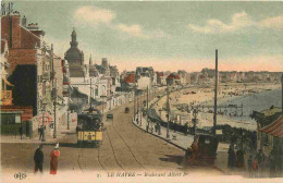 76 - Le Havre - Le Boulevard Albert 1er - Animée - Tramway - Colorisée - CPA - Voyagée En 1916 - Voir Scans Recto-Verso - Ohne Zuordnung