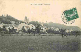 94 - Chaponval - Panorama - Vaches - Oblitération Ronde De 1908 - CPA - Voir Scans Recto-Verso - Altri & Non Classificati