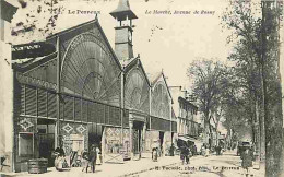 94 - Le Perreux - Le Marché - Avenue De Rosny - Animé - CPA - Voir Scans Recto-Verso - Le Perreux Sur Marne