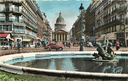 Automobiles - Paris - La Rue Soufflet Et Le Panthéon - CPSM Format CPA - Voir Scans Recto-Verso - Voitures De Tourisme