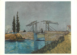 Art - Peinture - Vincent Van Gogh - Le Pont De L'Anglois à Arles (1888) - The Drawbridge - CPM - Carte Neuve - Voir Scan - Peintures & Tableaux