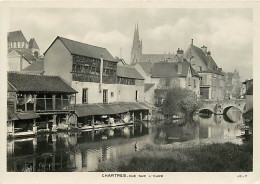 28 - Chartres - Vue Sur L'Eure - Editions Aéro-Photo - CPSM Grand Format - Carte Neuve - Voir Scans Recto-Verso - Chartres