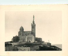 13 - Marseille - Basilique De Notre-Dame De La Garde - CPSM Grand Format - Voir Scans Recto-Verso - Notre-Dame De La Garde, Aufzug Und Marienfigur