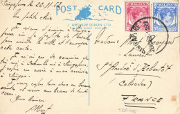 Post Card Singapour 26/11/1952 From France - Singapour (...-1959)