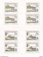 TCHECOSLOVAQUIE 1979 BRATISLAVA 2 FEUILLES Yvert 2365-2366, Michel 2539-2540 KB NEUF** MNH Cote 25 Euros - Nuovi