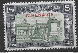 Cirenaica Mnh ** 200 Euros 1930 - Cirenaica
