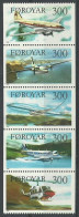 Faroe Islands 1985 Mi 125-129 MNH  (ZE3 FRSfun125-129) - Helikopters