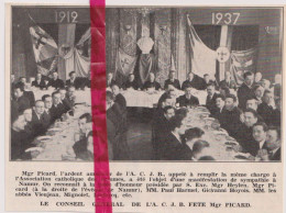 Namur - Fete De Mgr. Picard - Orig. Knipsel Coupure Tijdschrift Magazine - 1937 - Zonder Classificatie