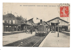 SAINT QUENTIN - Gare Du Nord - Les Quais - Saint Quentin