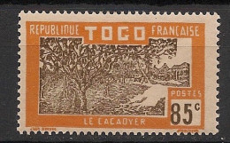 TOGO - 1924 - N°YT. 140 - Cacaoyer 85c Orange - Neuf Luxe** / MNH / Postfrisch - Ungebraucht