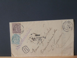 FRANCE/2199 LETTRE RECOMM.  30C LILAS   SEMEUSE LIGNEE  COMPL. 35C - 1903-60 Semeuse A Righe