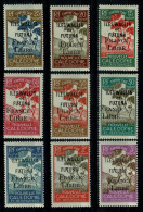 Ref 1649 - 1943 Wallis & Futuna Postage Due MNH Stamps (D127-138 Minus 2p) - Neufs