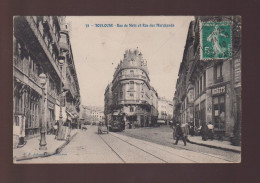 CPA - 31 - Toulouse - Rue De Metz Et Rue Des Marchands - Animée - Circulée En 1910 - Toulouse