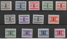 Italiy 1944 Mlh * 550 Euros (complete Set) Best Values Very Low Hinge Trace - Postage Due