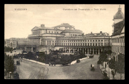 POLOGNE - WARSZAWA - OPERNHAUS AM THEATERPLATZ - Pologne