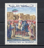 MAROC N°  471    NEUF SANS CHARNIERE  COTE 4.00€    ROI HASSAN IIPEINTRE TABLEAUX DELACROIX - Marruecos (1956-...)