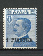 CONSTANTINOPOLI   Yv. N° 35  SA N° 11  (*)  1pi S 25c Cote 12 Euro BE  2 Scans - Europa- Und Asienämter