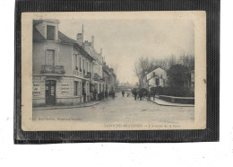 89-LAROCHE-MIGENNES-Une Vue Animée Du " SALON De COIFFURE " Avenue De La GARE - Migennes