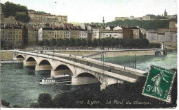 CPA 69 - LYON - LE PONT DU CHANGE - Lyon 2