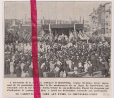 Bruxelles - Cardinal Van Roey Au Fete à Koekelberg  - Orig. Knipsel Coupure Tijdschrift Magazine - 1937 - Zonder Classificatie