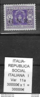 Italy VERY RARE Reversed Overprint Mnh ** With Certificate 30000 Euros - Impuestos