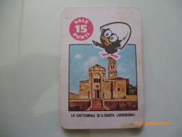 Figurina "MIRALANZA CALIMERO 15 PUNTI CATTEDRALE DI S. GIUSTA ( Sardegna )" - Werbung