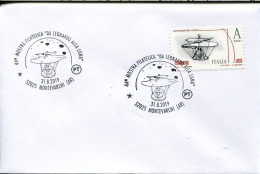 X0455 Italia, Special Postmark Montevarchi 2019,Exhibition Leonarfdo Da Vinci To The Moon (da Vinci Helicopter) - Autres & Non Classés