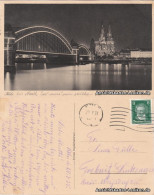 Ansichtskarte Köln Dom- Und Brückenbeleuchtung 1928  - Koeln