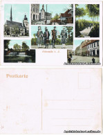 Gößnitz Mehrbild: Kirche, Uferstraße, Mittelstraße, Trachten Und Wehr 1918  - Gössnitz