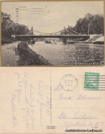 Ansichtskarte Lübeck Mühlen-Brücke (Goldrand) 1925  - Autres & Non Classés