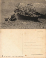 Ansichtskarte  Idilio Boot - Mann Frau 1911 - Veleros