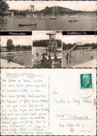 Großschönau (Sachsen) Waldstrandbad Foto Ansichtskarte Oberlausitz 1968 - Grossschönau (Sachsen)