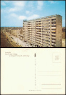 Stettin Szczecin Aleja Wojska Polskiego, Straßenansicht Wohnblock 1972 - Pommern