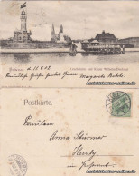 Holtenau-Kiel Holtenå Leuchtturm Und Kaiser Wilhelm-Denkmal 1902  - Other & Unclassified