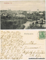 Ansichtskarte Waldenburg (Sachsen) Totale Mit Brücke 1908  - Waldenburg (Sachsen)