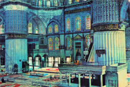 TURQUIE - Istanbul Ve Saheserleri - Vue à L'intérieure De La Mosquée Bleue - Animé - Carte Postale - Turkey