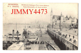 ANTWERPEN En 1912 - ANVERS - Ponton Embarcadère Et Musée Du Steen - N° 3 - E. S. A. B. - Antwerpen