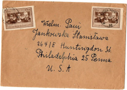 1, 15 POLAND, 1949, COVER TO PHILADELPHIA U.S.A. - Storia Postale