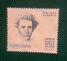 Faroe Islands 2013 The 200th Anniversary Of The Birth Of Søren Kierkegaard, 1813-1855 - Joint Issue With Denmark - Faroe Islands