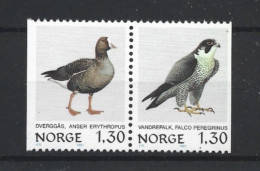 Norway 1981 Birds Pair Y.T. 783/784 ** - Nuovi