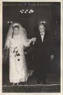 JEWISH JUDAICA TURQUIE CONSTANTINOPLE  FAMILY ARCHIVE GRAND PHOTO FEMME HOMME WOMAN WEDDING 13X18cm. STUDIO CACHET - Persone Anonimi