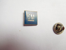 Beau Pin's En EGF , Auto Opel , GM , Général Motors , Logo Avec Verso Lisse , Lettres Fines - Opel